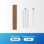 Painel de Ripa Laminado de EVA Autocolante Auréon - Sofisticação e Conforto em Cada Detalhe 🔥Queima de Estoque🔥