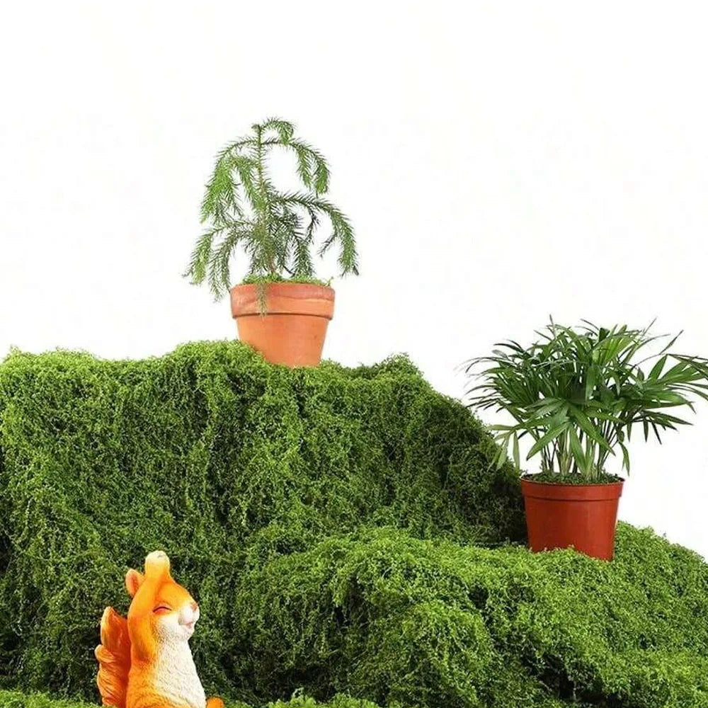 Musgo artificial de 1x1m para artesanato, grama artificial, musgo preservado, plantas verdes para decoração de casa, quarto, jardim e paisagismo