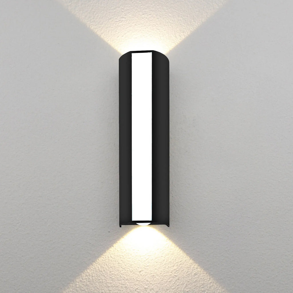 Luminária de parede LED 10W AC85-265V IP66 à prova d'água, luz branca quente e fria, iluminação externa decorativa para casa