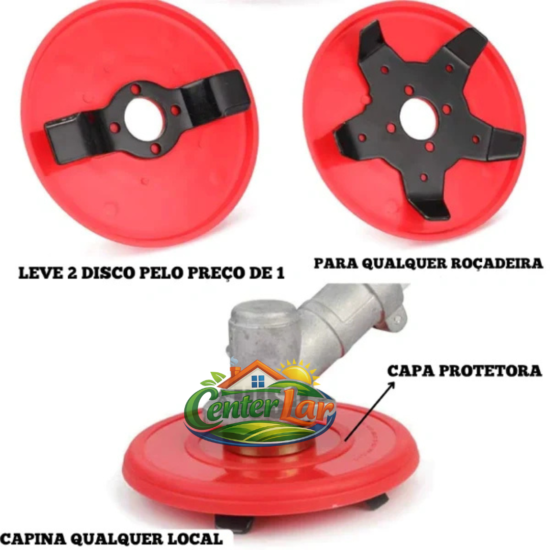 Disco Anfíbio de Capina - Água, Terra e Pedregulho [PAGUE 1 E LEVE 2 DISCOS]🔥Queima de Estoque🔥